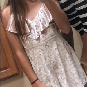 urban outfitters velvet romper